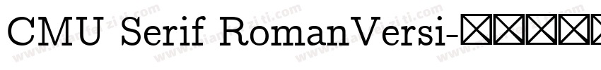 CMU Serif RomanVersi字体转换